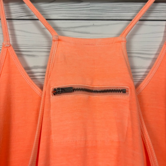 FP Free People Movement Hot Shot Onesie Pastel Peach Orange NWT - Picture 9 of 13